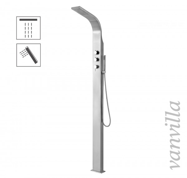 vanvilla Aussendusche Modell Tipo für Kalt- und Warmwasser 2.0